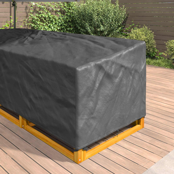 Møbelbetræk Sort 270 x 270 x 80 cm 210D Oxford Stof