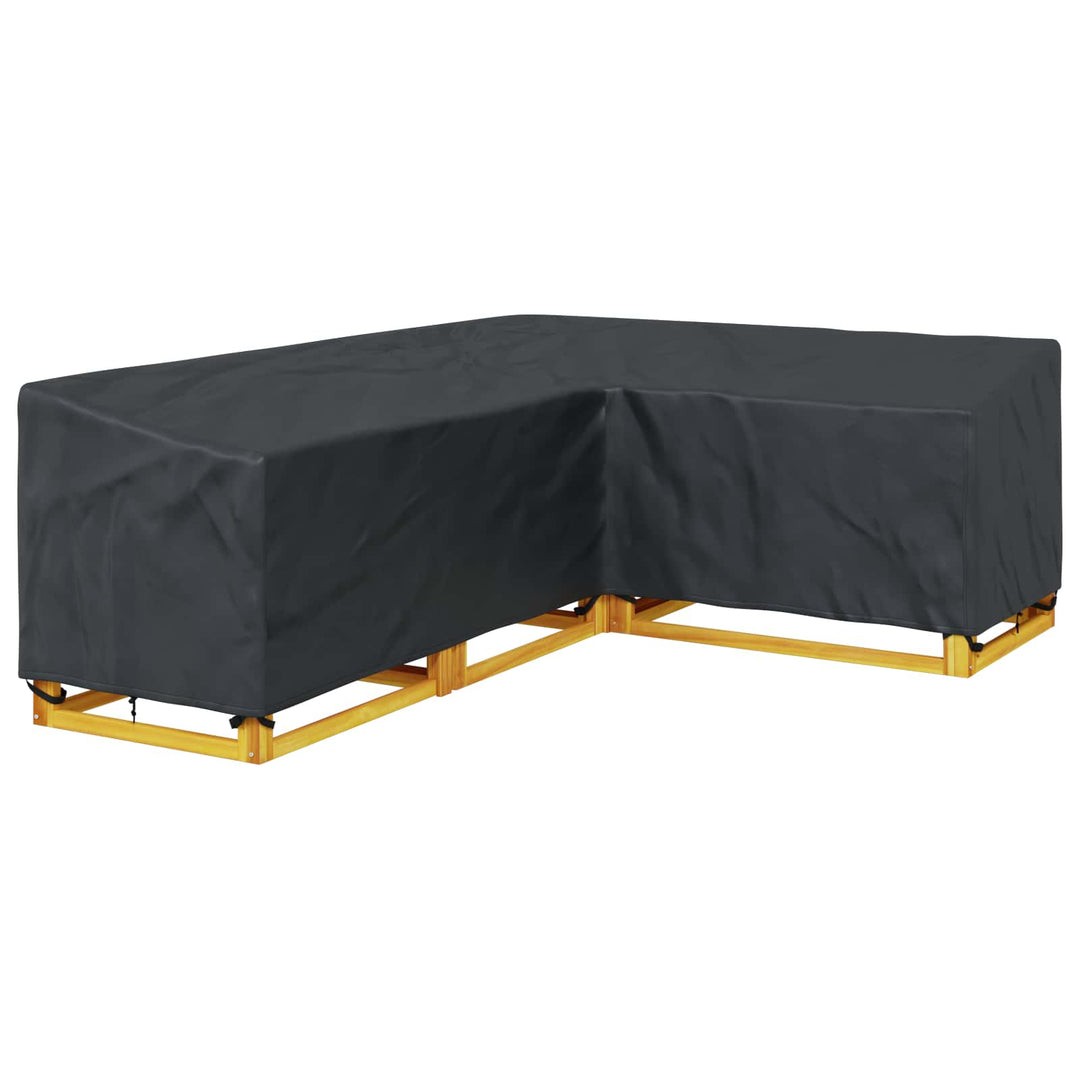 Møbelbetræk Sort 250 x 180 x 80 cm 210D Oxford Stof