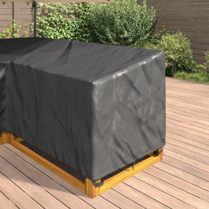 Møbelbetræk Sort 250 x 180 x 80 cm 420D Oxford Stof