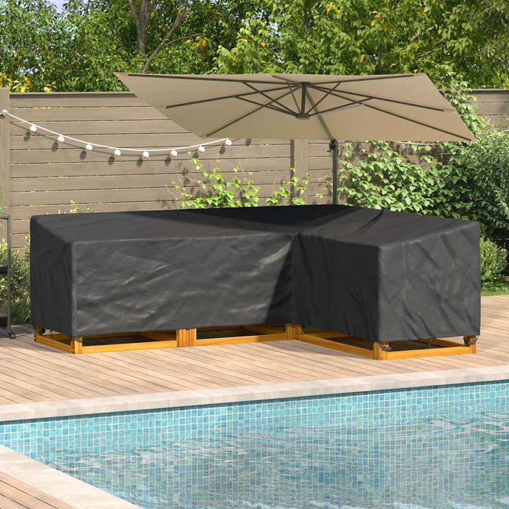 Møbelbetræk Sort 250 x 180 x 80 cm 420D Oxford Stof