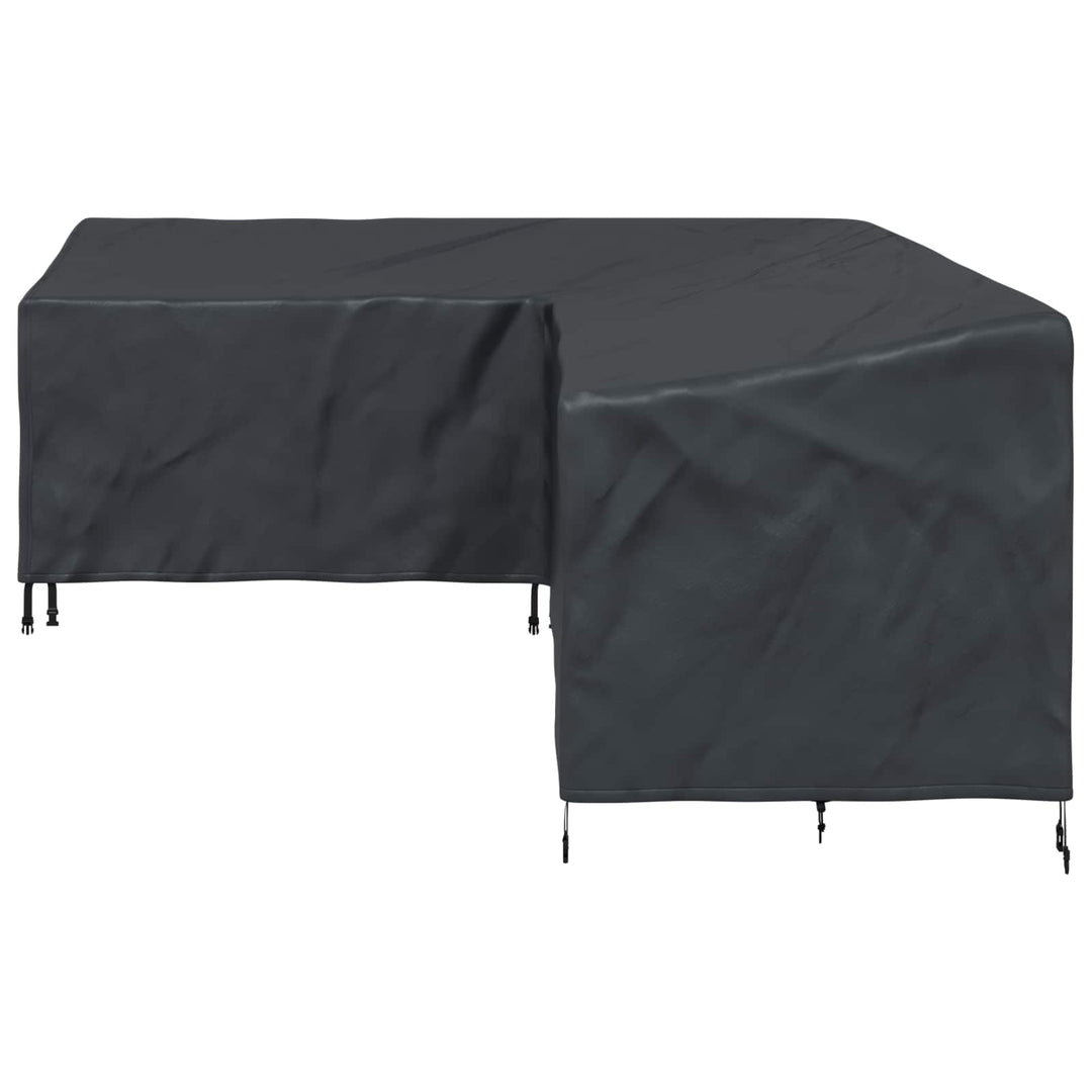 Møbelbetræk Sort 250 x 180 x 80 cm 210D Oxford Stof