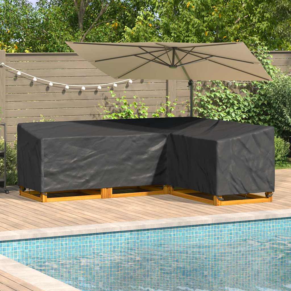 Møbelbetræk 260 x 210 x 80 cm 600D Oxford Stof L-form Vandtæt
