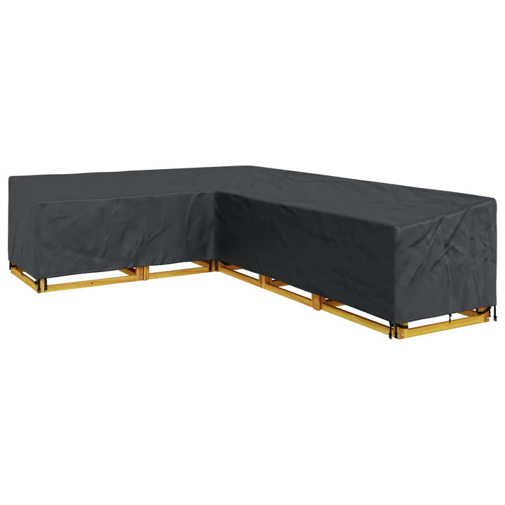 Møbelbetræk Sort 330 x 255 x 80 cm 210D Oxford Stof