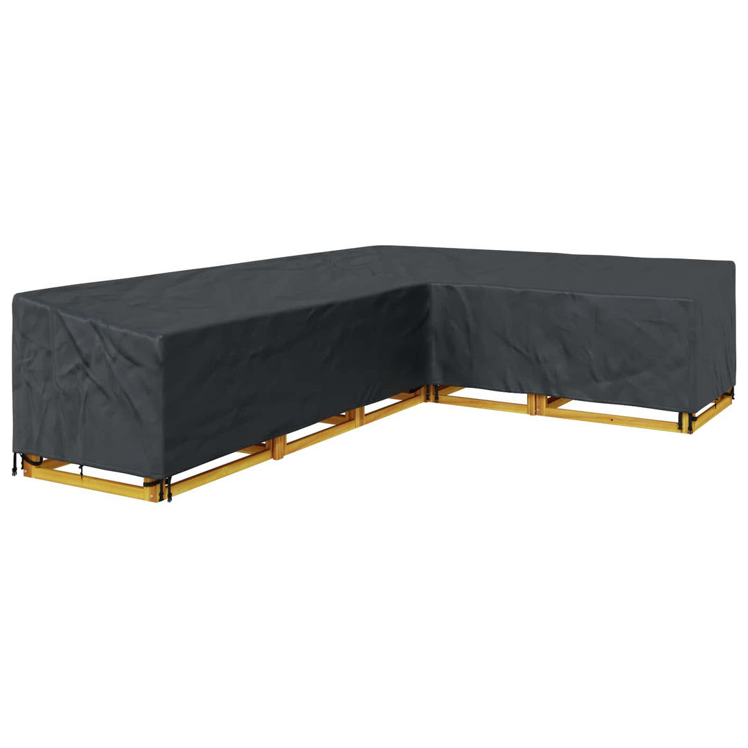 Møbelbetræk Sort 355 x 275 x 80 cm 600D Oxford Stof