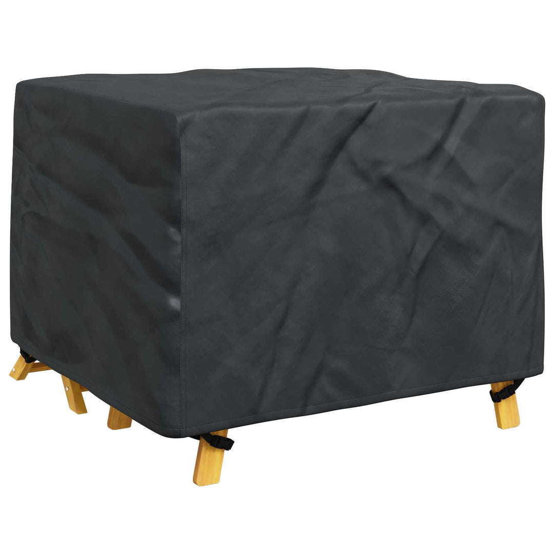 Møbelbetræk Ensfarvet Sort 113 x 113 x 73 cm 210D