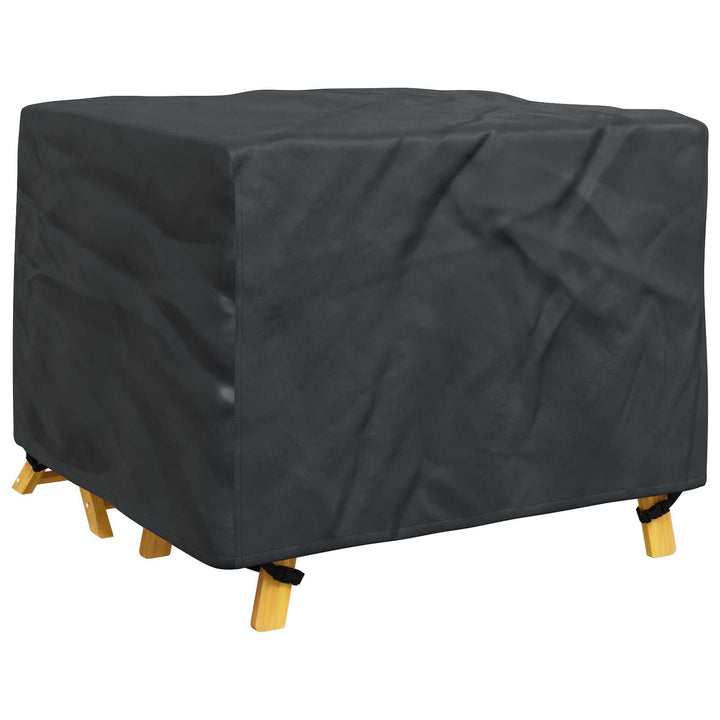 Møbelbetræk Ensfarvet Sort 113 x 113 x 73 cm 210D