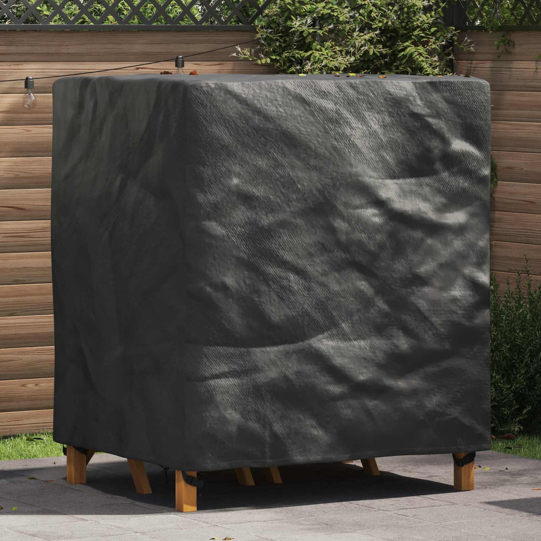 Møbelbetræk Ensfarvet Sort 116 x 100 x 120 cm 210D
