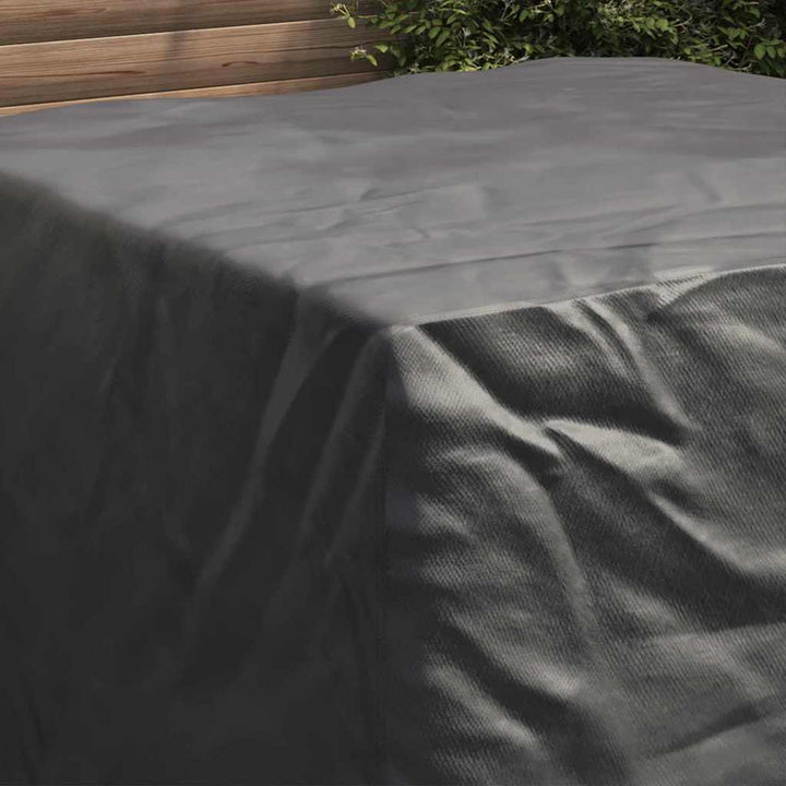 Møbelbetræk Sort 125 x 125 x 74 cm 420D Oxford stof
