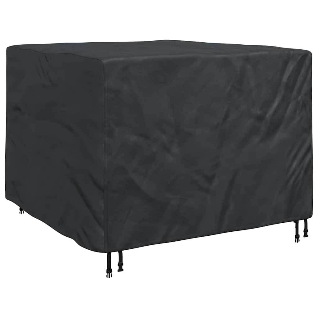 Møbelbetræk Sort 125 x 125 x 74 cm 420D Oxford stof