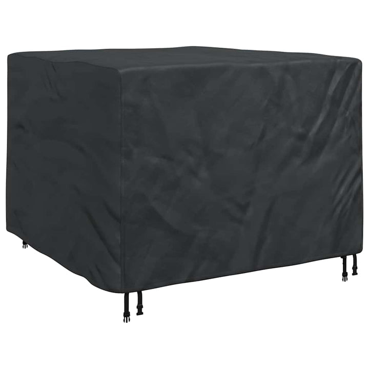 Møbelbetræk Sort 125 x 125 x 74 cm 420D Oxford stof