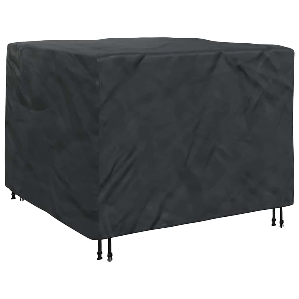 Møbelbetræk Sort 125 x 125 x 74 cm 420D Oxford stof