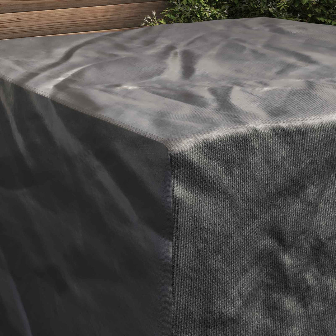 Møbelbetræk Ensfarvet Sort 150 x 150 x 75 cm 420D