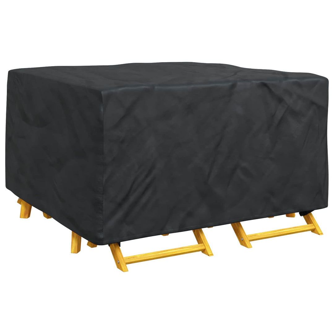 Møbelbetræk Ensfarvet Sort 150 x 150 x 75 cm 420D
