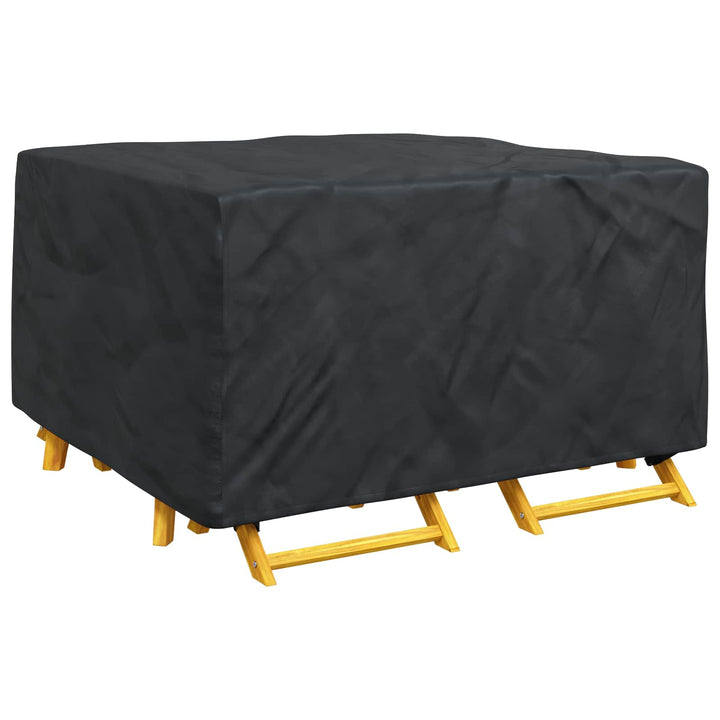 Møbelbetræk Ensfarvet Sort 150 x 150 x 75 cm 420D