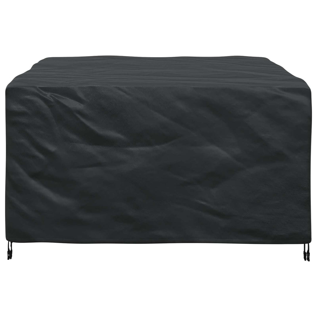 Møbelbetræk Ensfarvet Sort 150 x 150 x 75 cm 420D