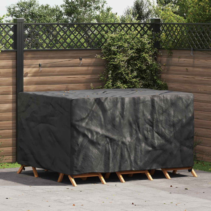 Møbelbetræk Ensfarvet Sort 180 x 120 x 74 cm 420D