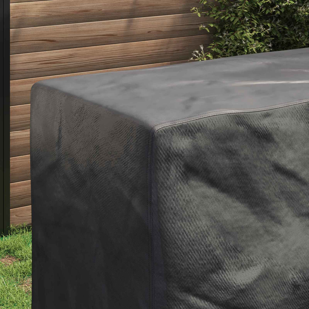 Møbelbetræk Ensfarvet Sort 180 x 70 x 90 cm 210D