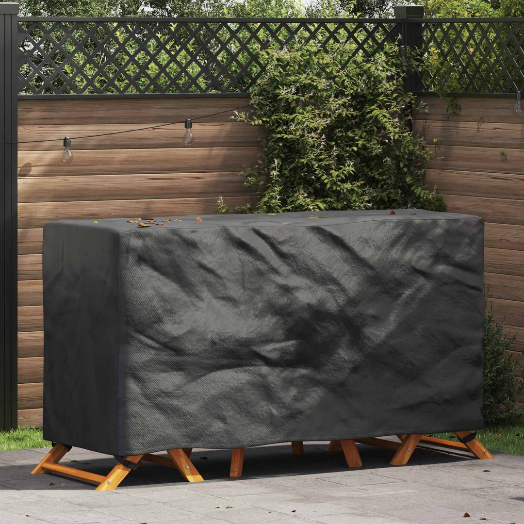 Møbelbetræk Ensfarvet Sort 180 x 70 x 90 cm 210D