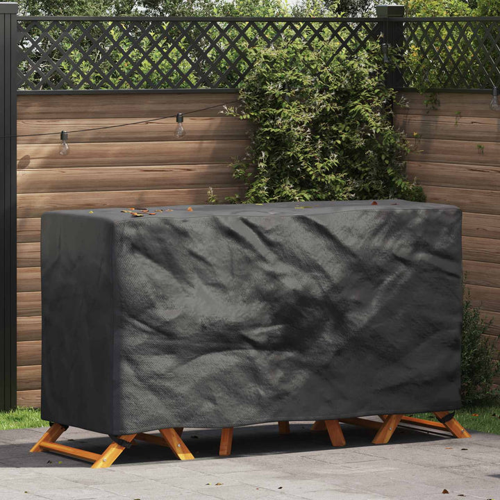 Møbelbetræk Ensfarvet Sort 180 x 70 x 90 cm 210D