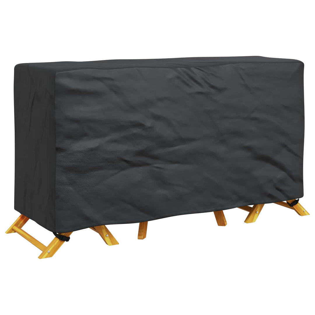 Møbelbetræk Ensfarvet Sort 180 x 70 x 90 cm 210D