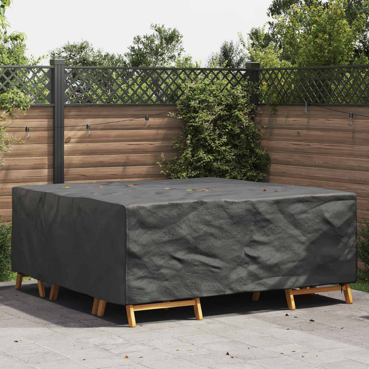 Møbelbetræk Ensfarvet Sort 200 x 200 x 90 cm 420D