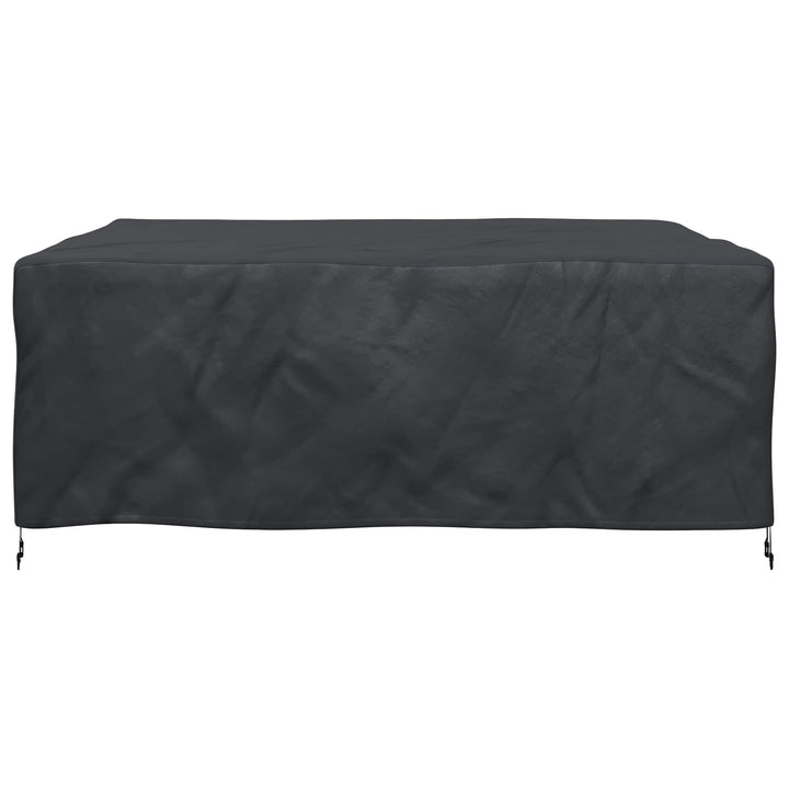 Møbelbetræk Ensfarvet Sort 200 x 200 x 90 cm 420D
