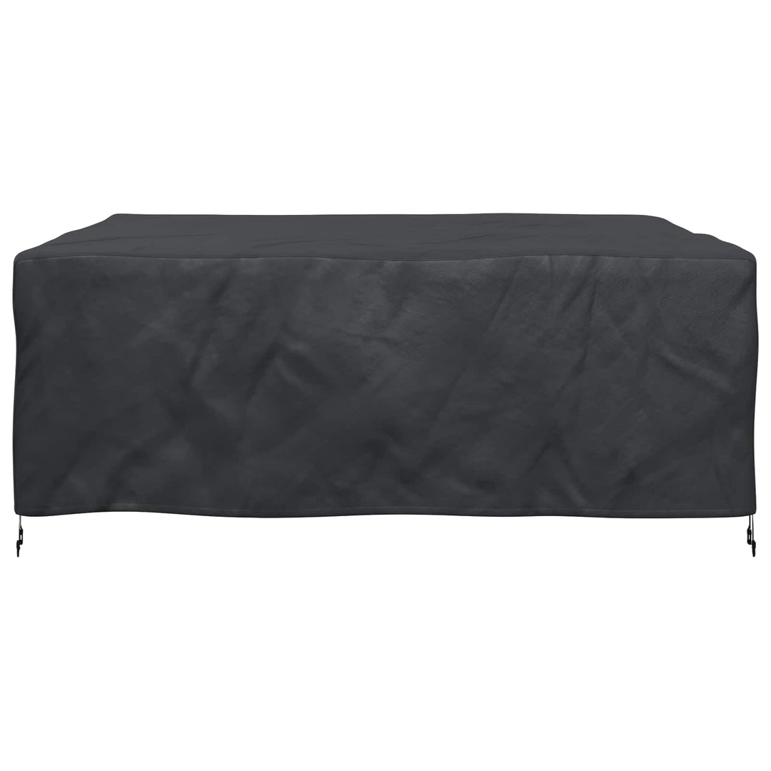 Møbelbetræk Ensfarvet Sort 200 x 200 x 90 cm 420D