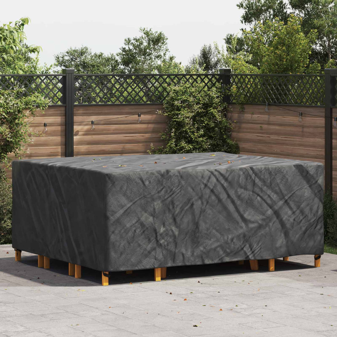 Møbelbetræk Ensfarvet Sort 250 x 210 x 90 cm 210D