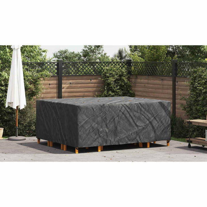 Møbelbetræk Ensfarvet Sort 250 x 210 x 90 cm 600D