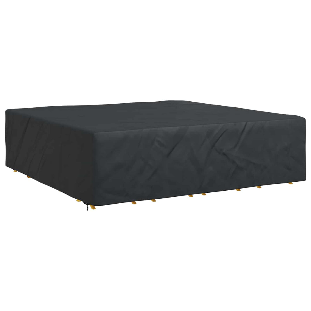 Møbelbetræk Ensfarvet Sort 260 x 260 x 90 cm 210D