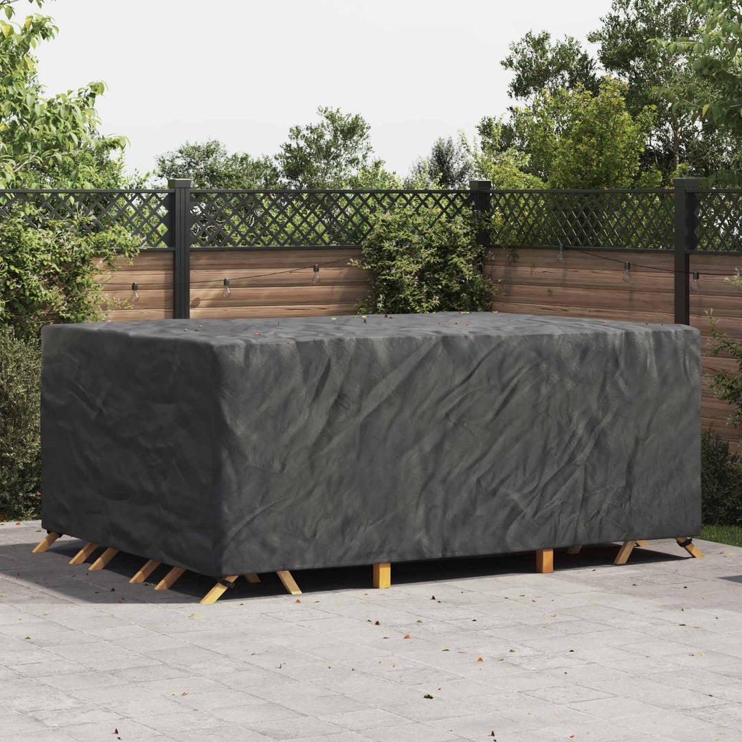 Møbelbetræk Ensfarvet Sort 280 x 204 x 106 cm 210D