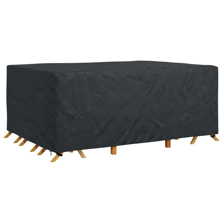 Møbelbetræk Ensfarvet Sort 280 x 204 x 106 cm 210D