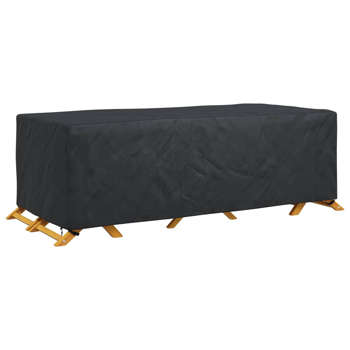 Møbelbetræk Ensfarvet Sort 300 x 110 x 70 cm 420D
