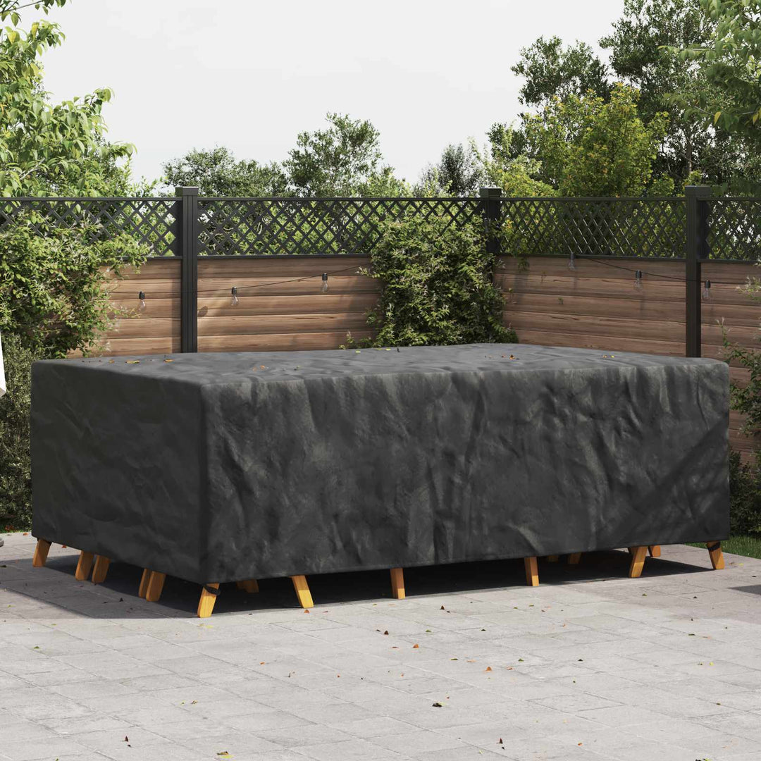 Møbelbetræk Ensfarvet Sort 300 x 200 x 90 cm 420D