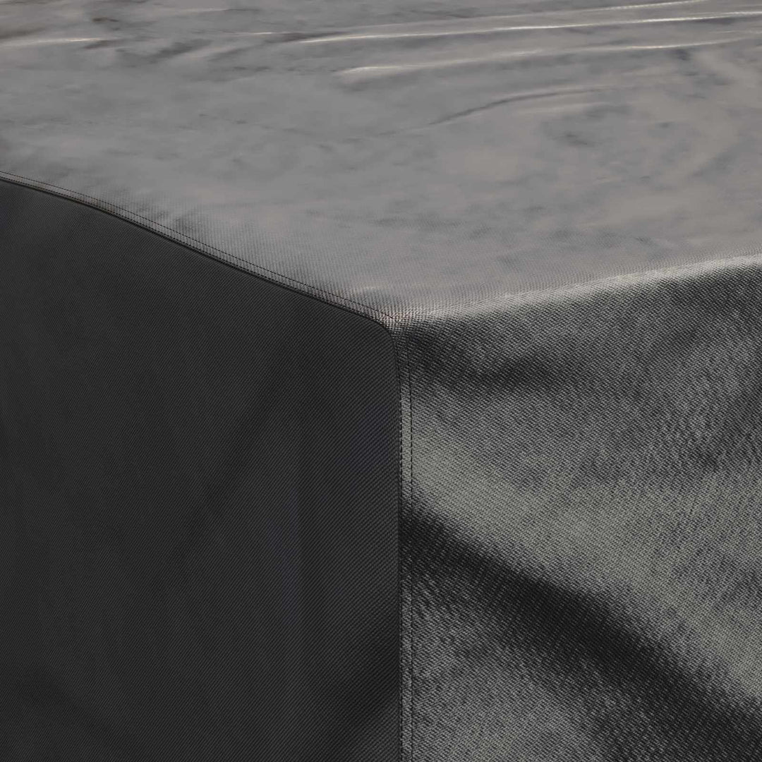 Møbelbetræk Ensfarvet Sort 300 x 250 x 100 cm 210D