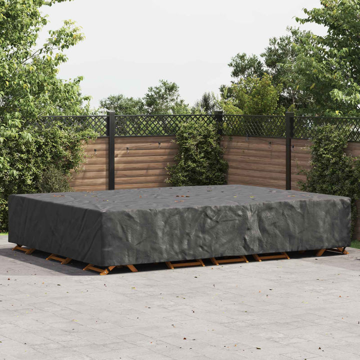 Møbelbetræk Ensfarvet Sort 350 x 260 x 90 cm 420D