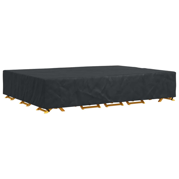 Møbelbetræk Ensfarvet Sort 350 x 260 x 90 cm 420D