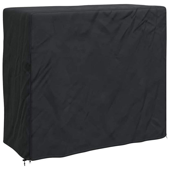 Brændestabelafdækning Sort 61 x 122 x 106 cm 600D Oxford Stof