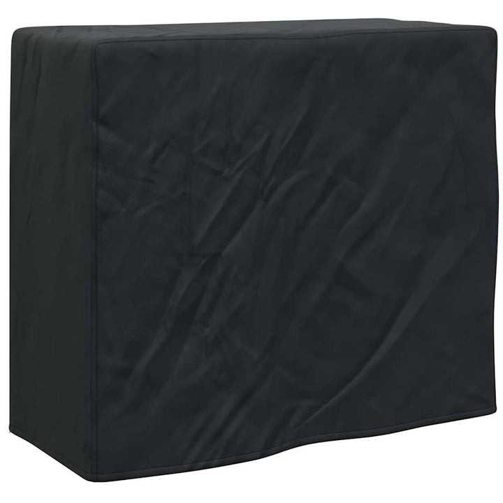 Brændestabelafdækning Sort 61 x 122 x 106 cm 600D Oxford Stof