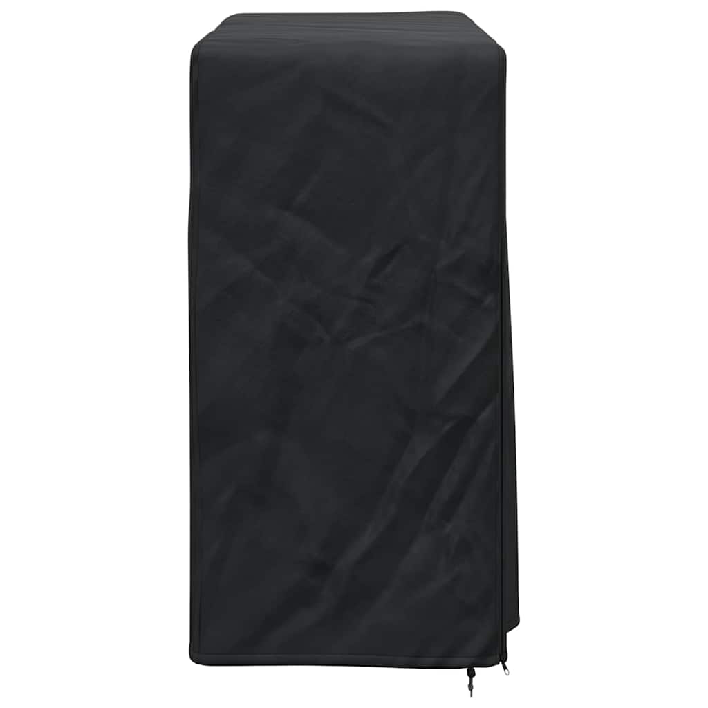 Brændestabelafdækning Sort 61 x 122 x 106 cm 600D Oxford Stof
