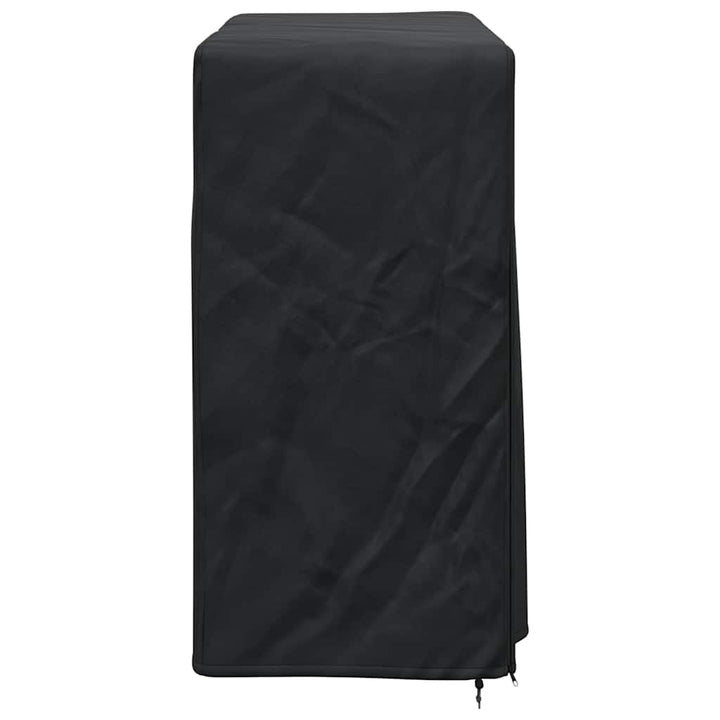 Brændestabelafdækning Sort 61 x 122 x 106 cm 600D Oxford Stof