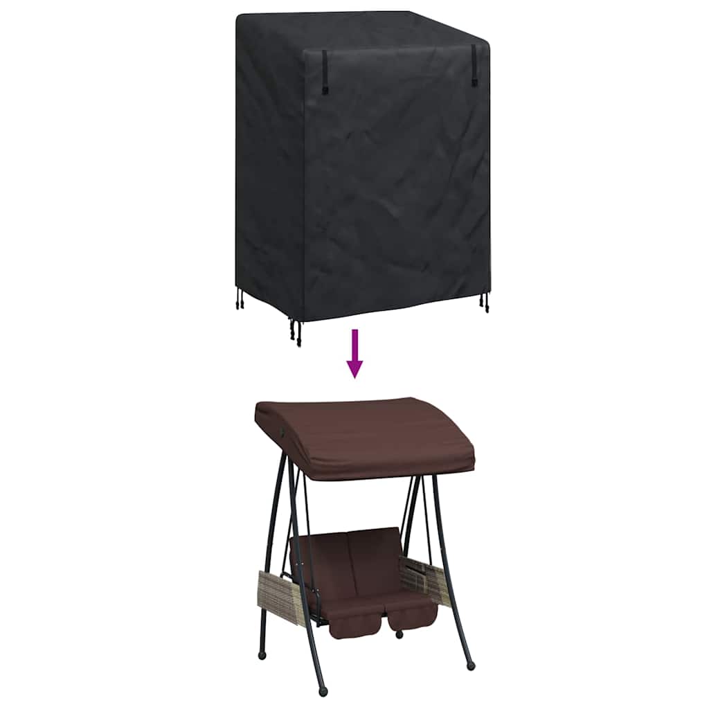 Overtræk til udendørs gynge 120 x 90 x 155 cm 420D Oxford Stof