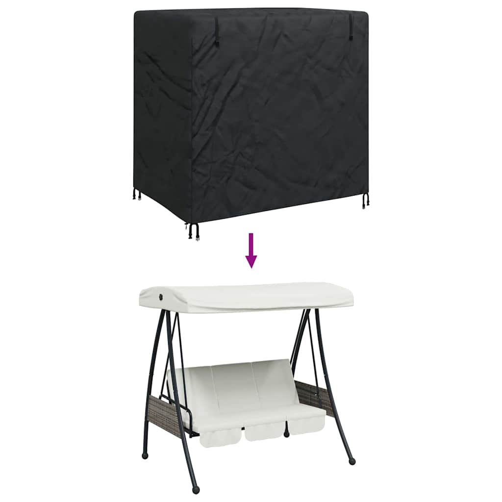 Overtræk til udendørs gynge 175 x 125 x 180 cm 420D Oxford stof