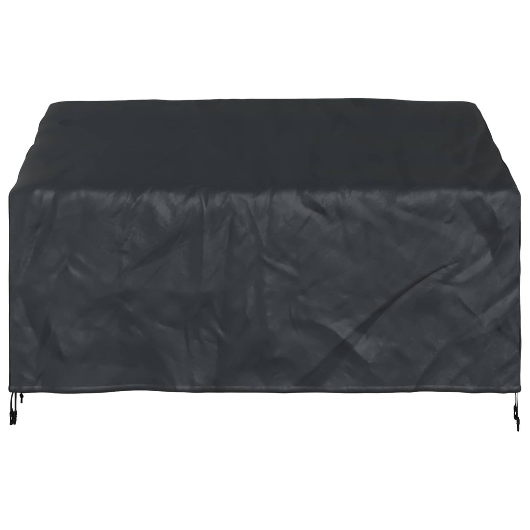 Havebænkkappe Sort 165 x 70 x 65 / 94 cm 210D Oxford Stof