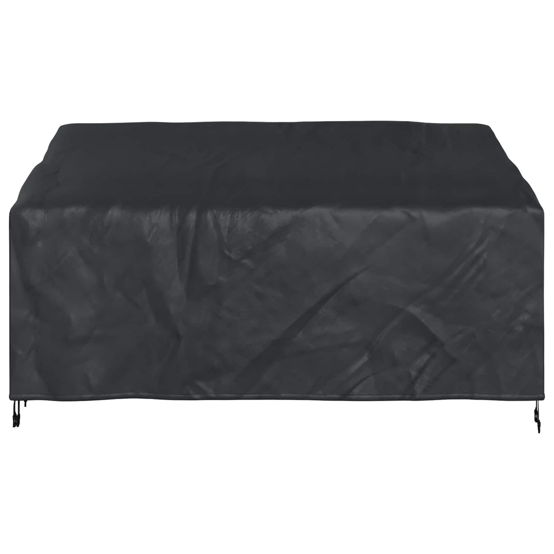 Havebænkkappe Sort 205 x 85 x 65 / 94 cm 210D Oxford Stof