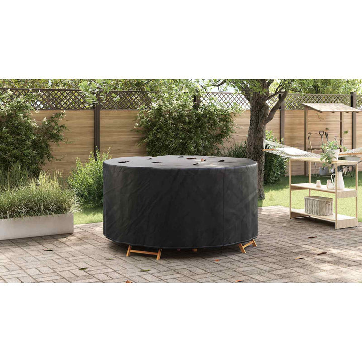 Møbelbetræk Sort 182 x 182 x 85 cm 420D Oxford Stof