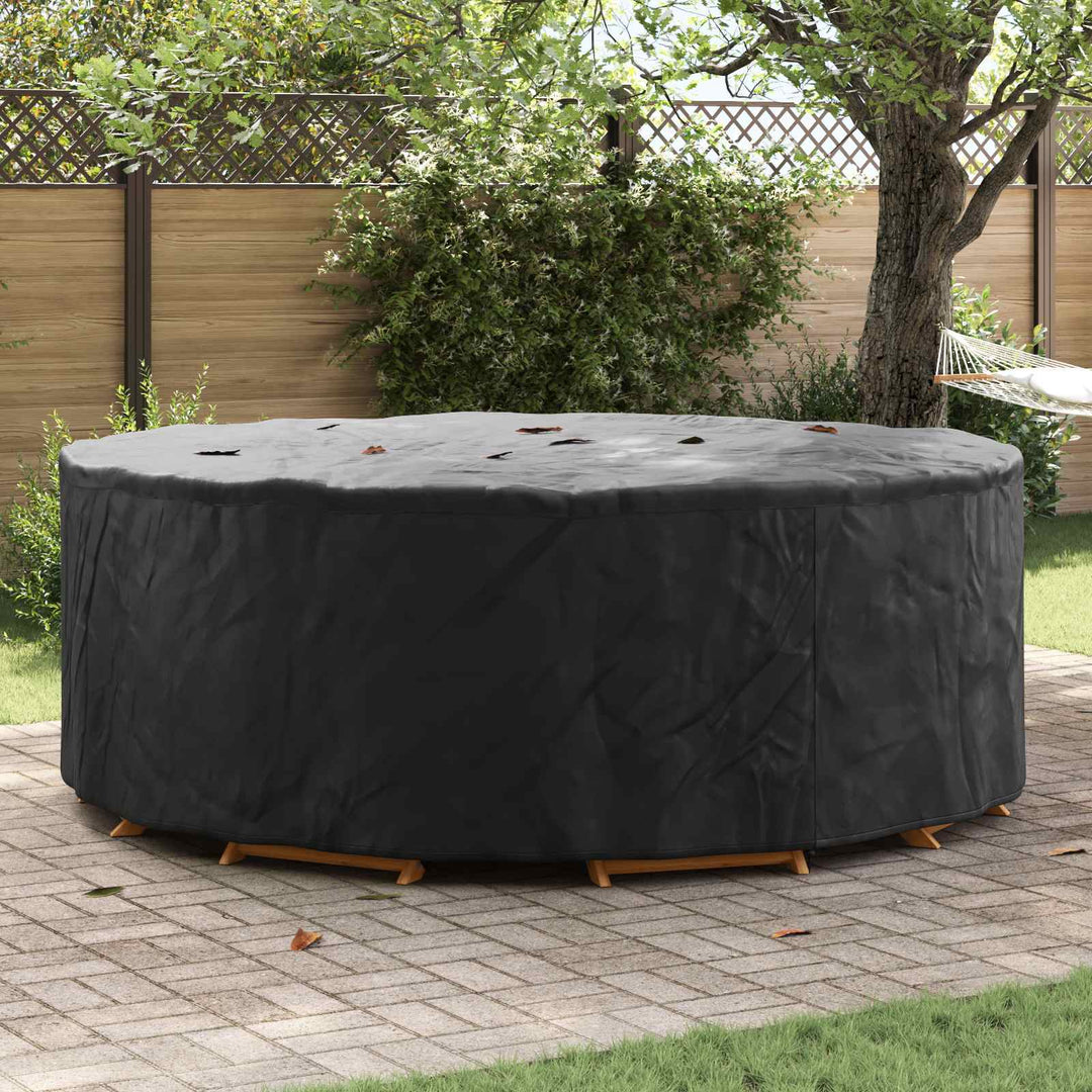 Møbelbetræk Sort 244 x 244 x 105 cm 420D Oxford Stof