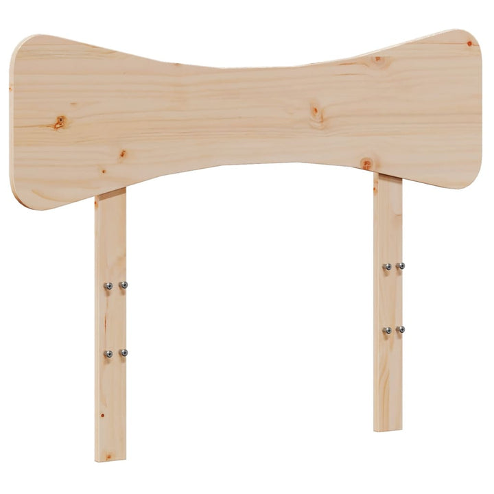 sengeramme uden madras 75x190 cm massivt fyrretræ