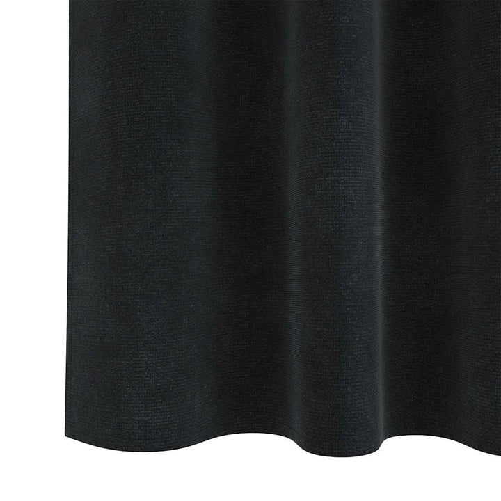 Mørklægningsgardiner 2 pcs Sort 140 x 140 cm Fløjl