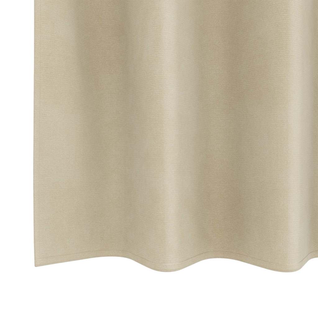 Mørklægningsgardiner 2 stk. Creme 140 x 260 cm Fløjl